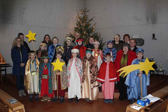 Sternsinger beim Abschlussgottesdienst - Foto: Lara Haendel